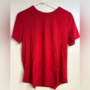 lululemon athletica Classic Red Short Sleeve Tee